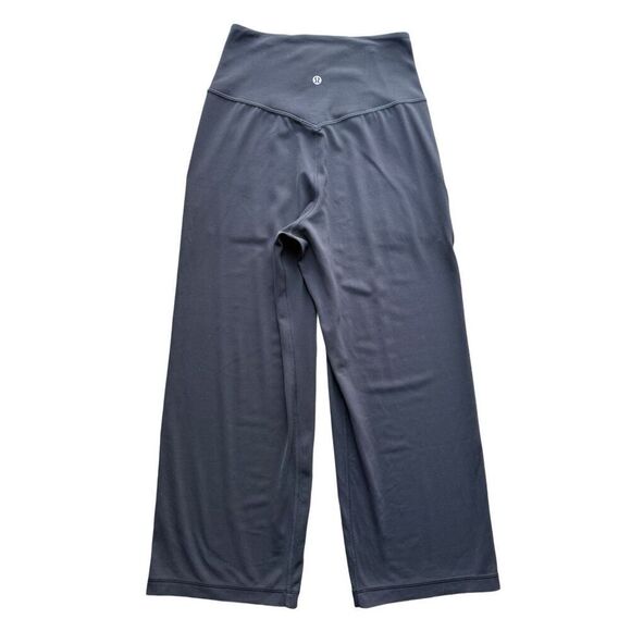 Lululemon Black Align Wide Leg Crop 23" size 4 - Picture 7 of 13